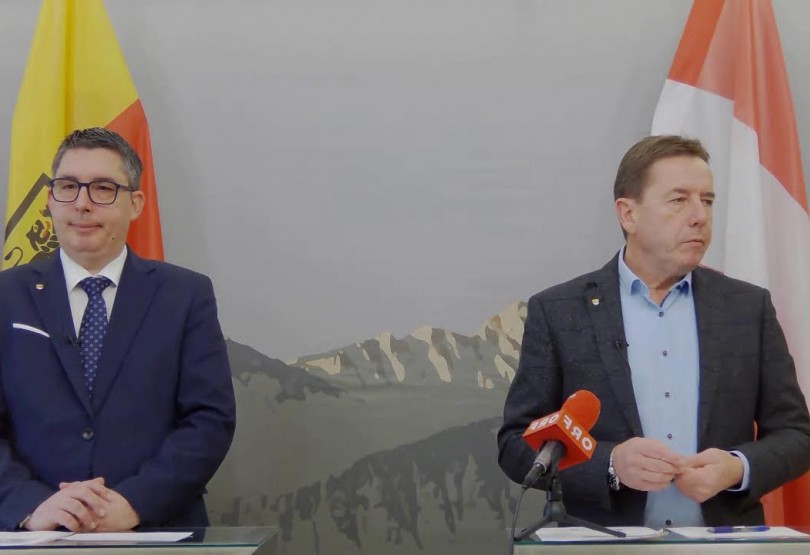 Pressekonferenz mit Erwin Angerer und Christoph Staudacher