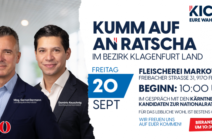 Klagenfurt Land – „Kumm auf an Ratscha“