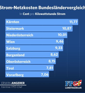 Schon jetzt zahlen wir in Kärnten die höchsten Netzkosten Österreichs