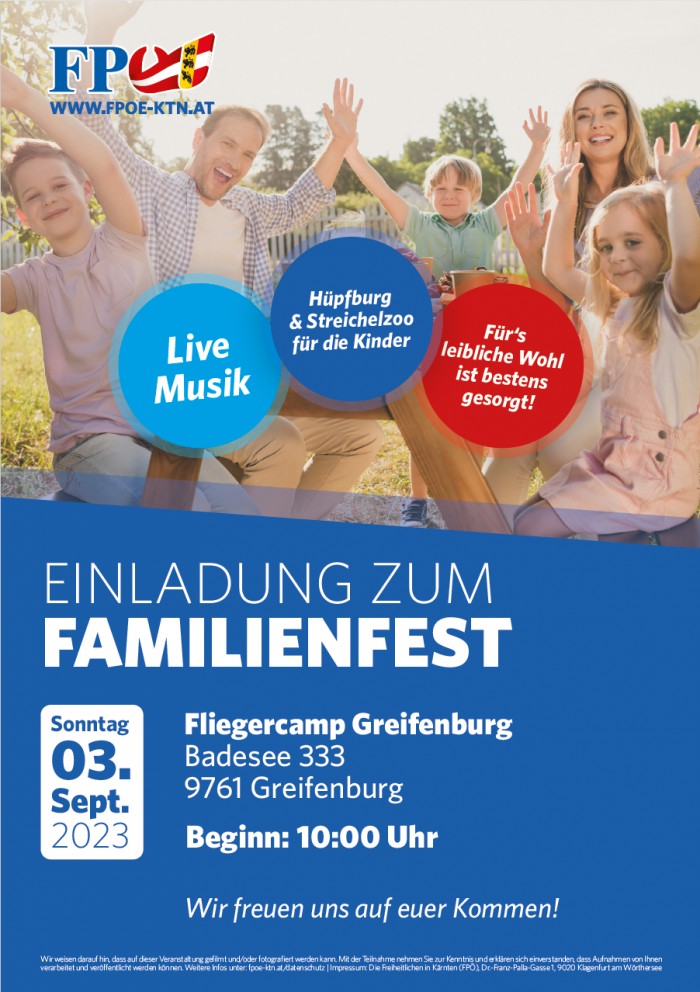Familienfest der FPÖ Greifenburg