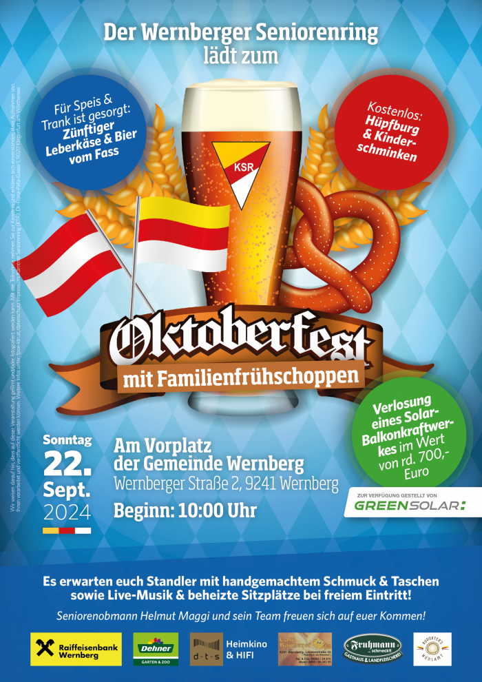 Oktoberfest des Wernberger Seniorenringes