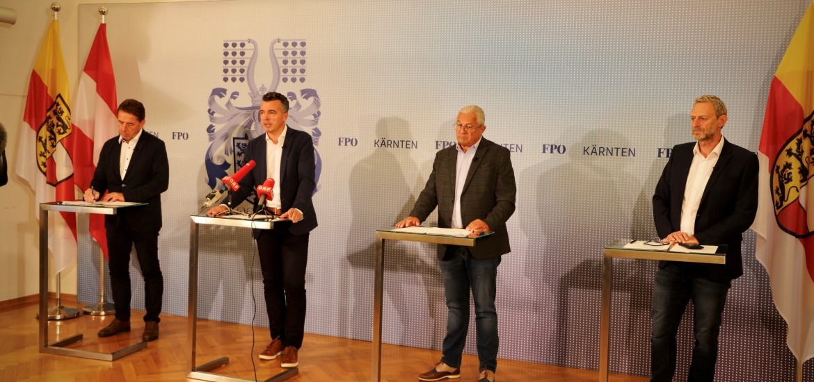 FPÖ betragt Sondersitzung des Landtages zu Asylstopp in Kärnten