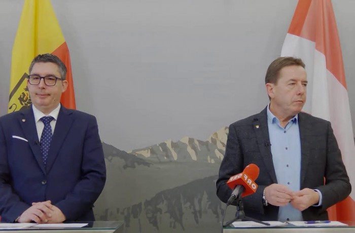 Pressekonferenz mit Erwin Angerer und Christoph Staudacher