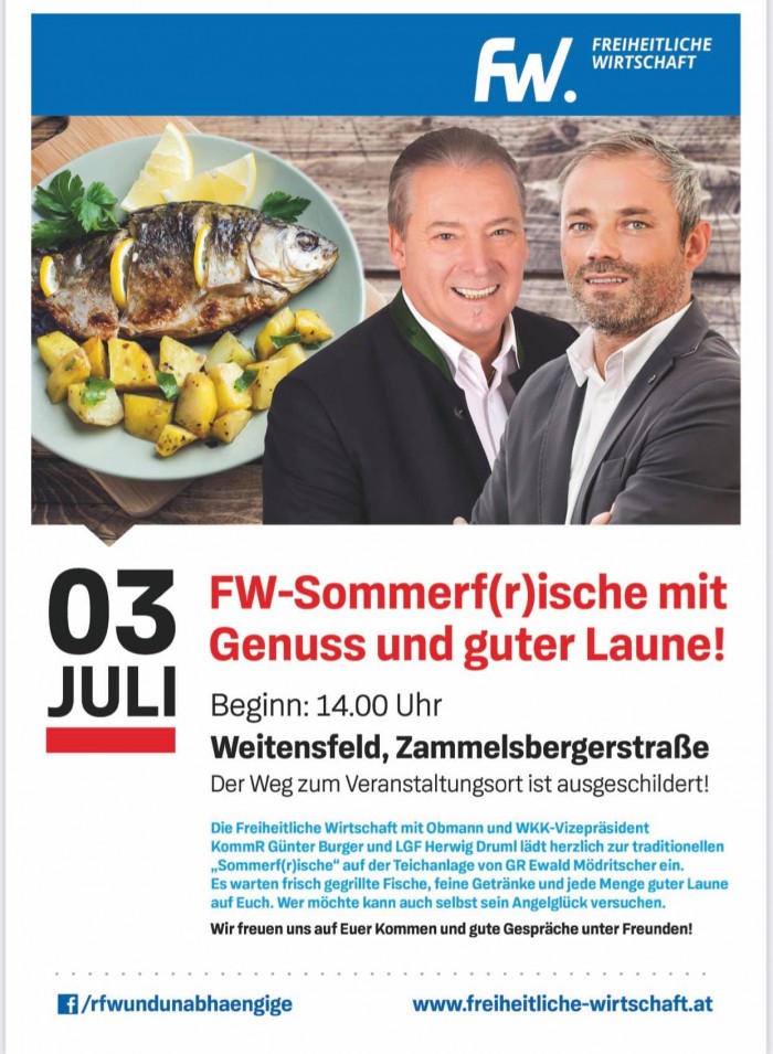 ''Sommerf(r)ische'' der Freiheitlichen Wirtschaft Kärnten