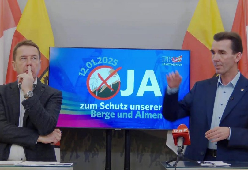 Pressekonferenz mit Erwin Angerer und Josef Ofner