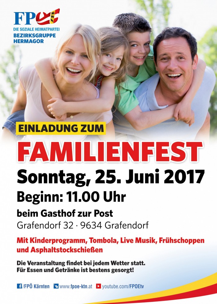 Familienfest der Bezirksgruppe Hermagor