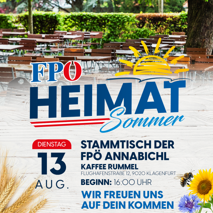 FPÖ-Heimatsommer: Stammtisch der FPÖ Annabichl