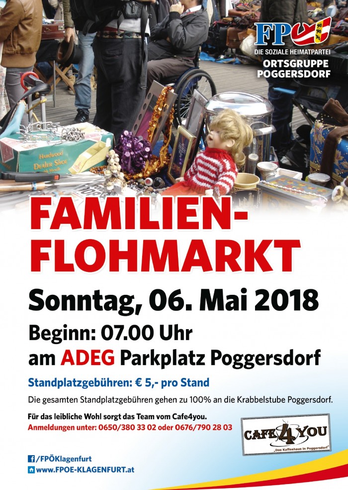 Familienflohmarkt der Ortsgruppe Poggersdorf