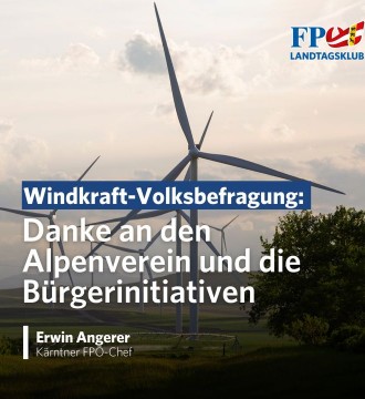 📢 Erfolg für Kärnten: Volksbefragung zur Windkraft auf Kärntner Bergen durchgesetzt!