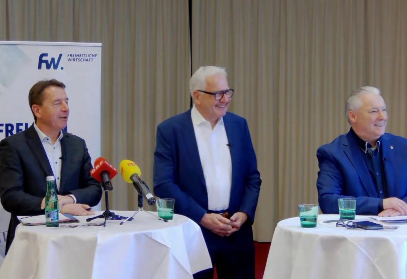 Pressekonferenz mit Erwin Angerer, Günter Burger und Matthias Krenn