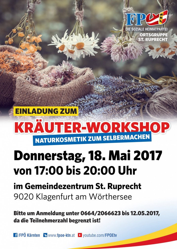 Kräuter-Workshop der Ortsgruppe St. Ruprecht