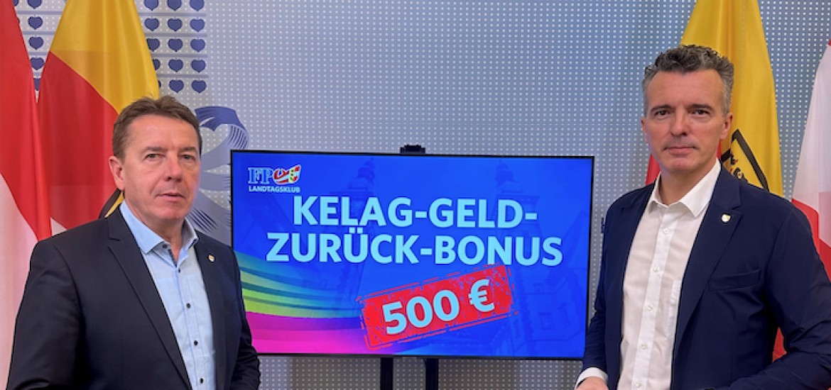 FPÖ fordert 500 Euro „Kelag-Geld-zurück-Bonus“ für die Kärntner